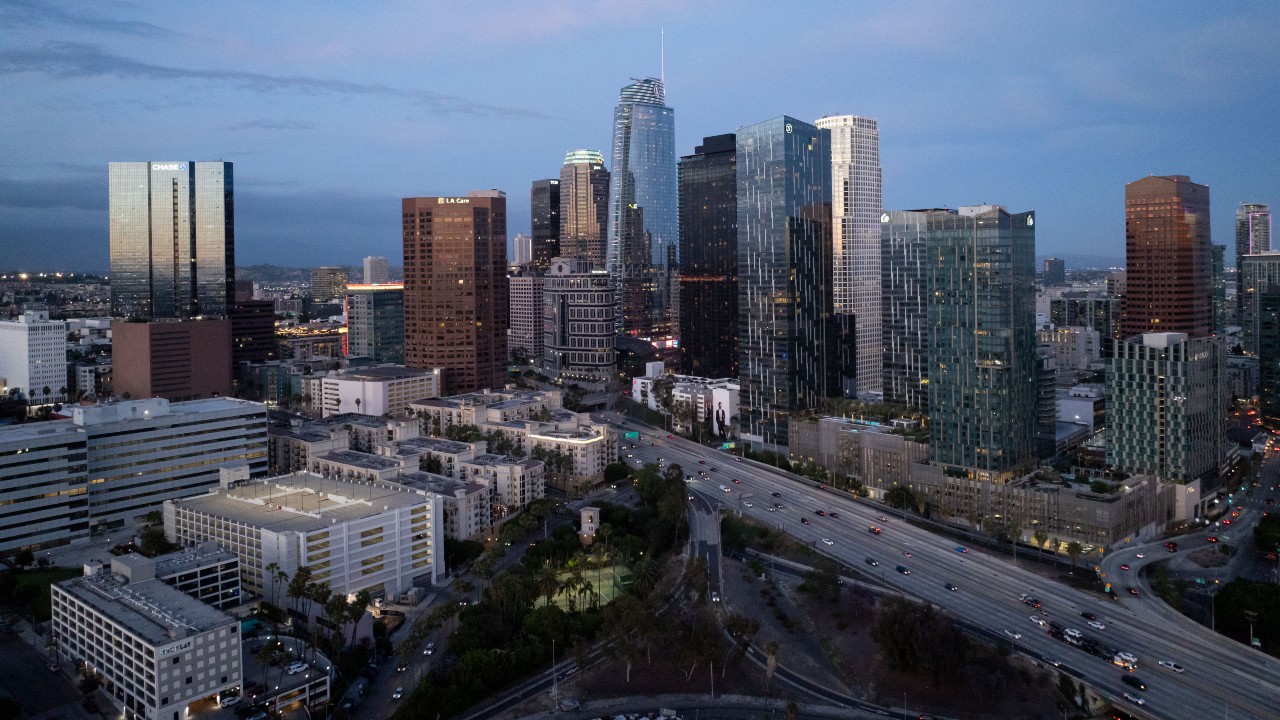 Downtown LA skyline