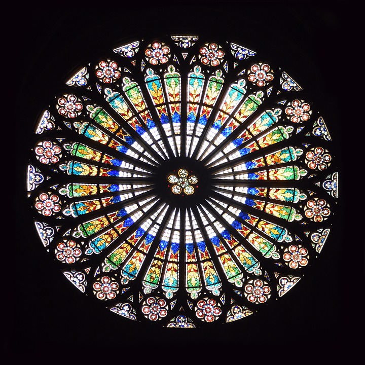 Stained glass window