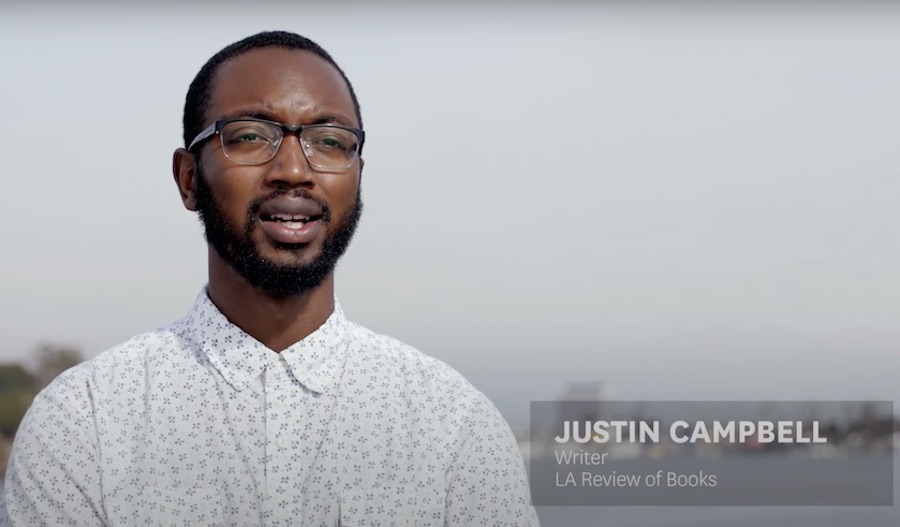 Still image of Justin Campbell from English Grad Program video