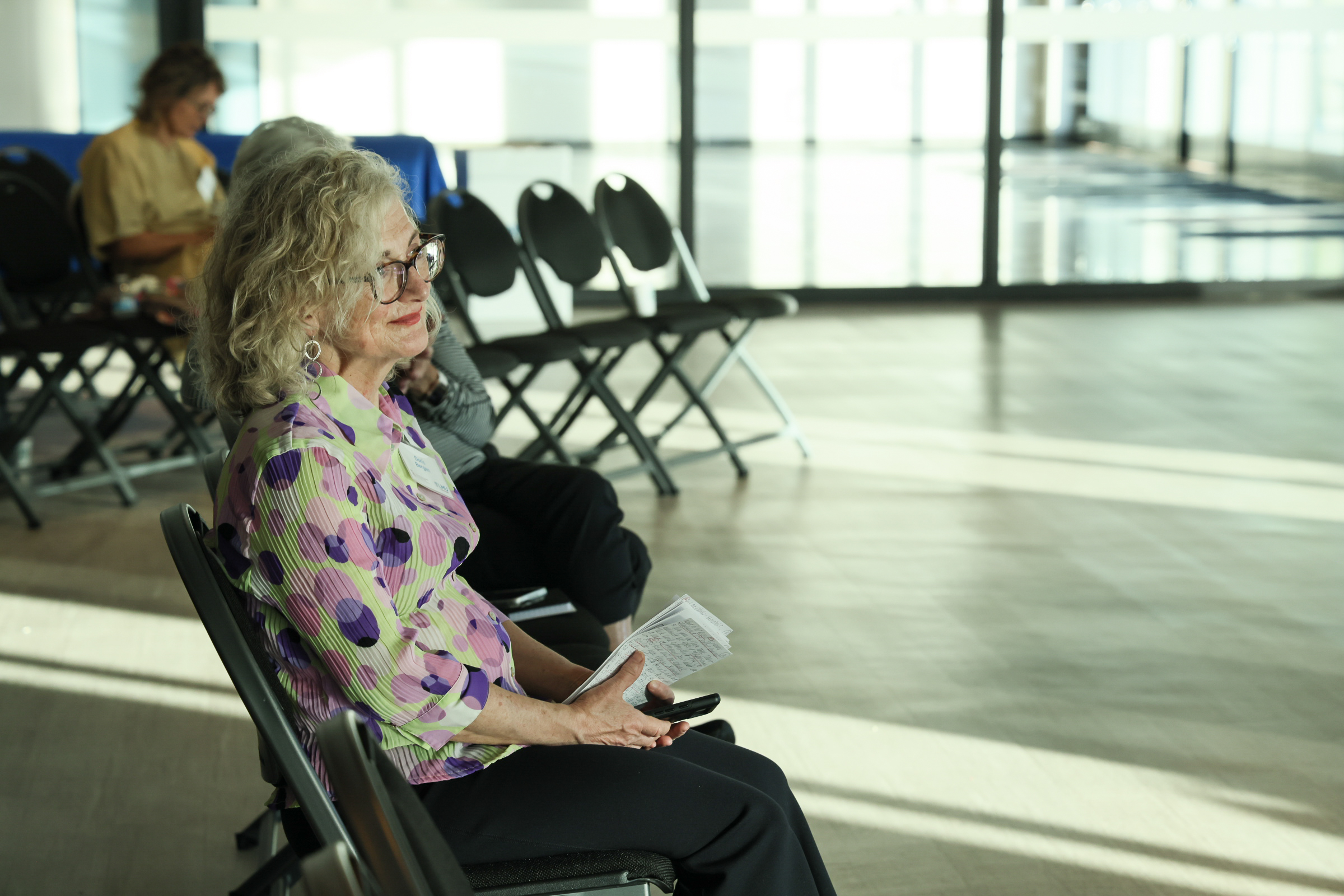 Doris Bergen Watching A Lecture