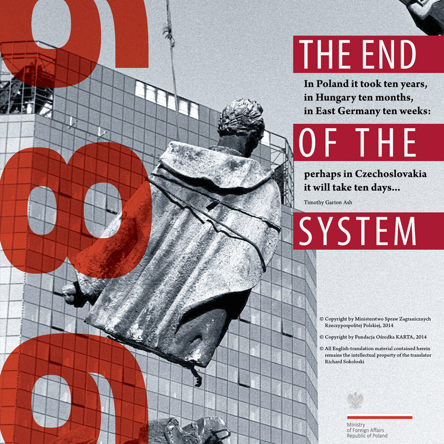 Square cropped photo of poster for 1989: End of the System