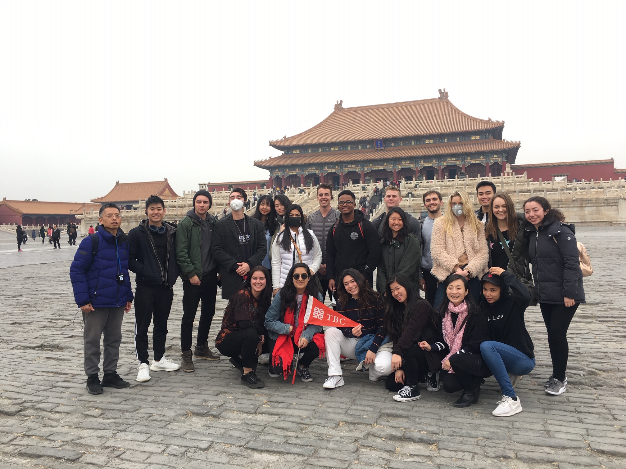 Group photo during China Immersion Trip. 