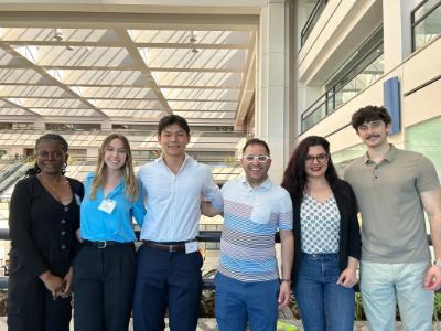 students with Dr. Ghavami and Dr. Fingerhut