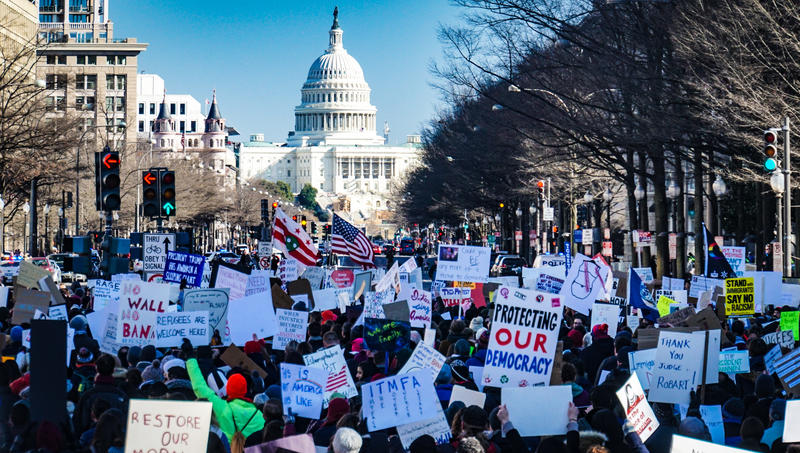 Protesters March in DC