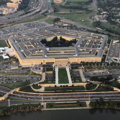 Aerial view of pentagon