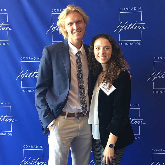 GPI Interns at the Hilton Humanitarian Award